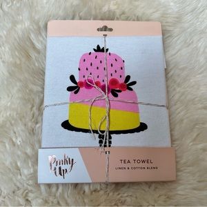 Pinky Up- Piece of Cake: Tea Towel